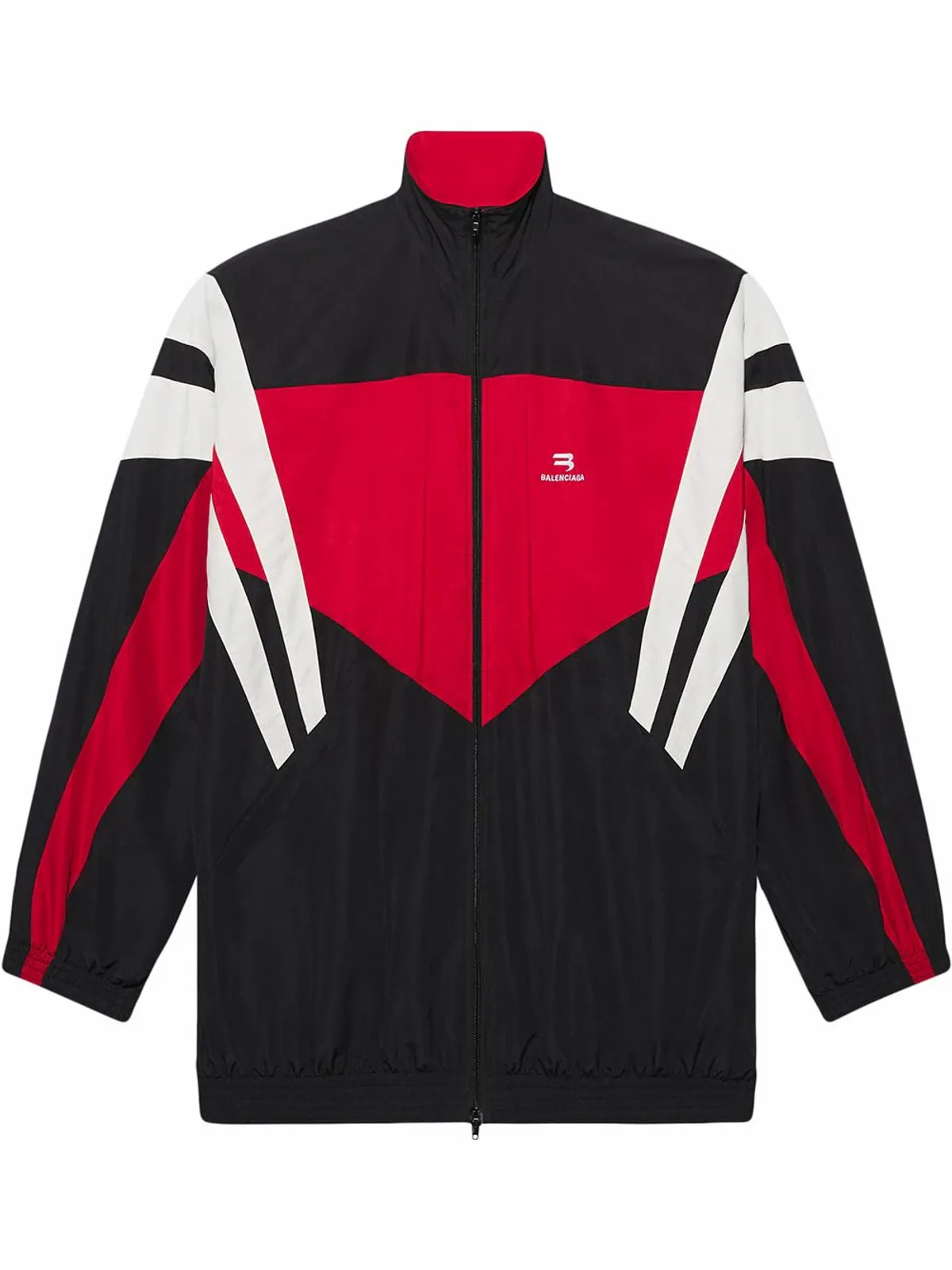 Balenciaga Black Red And White Tracksuit Jacket