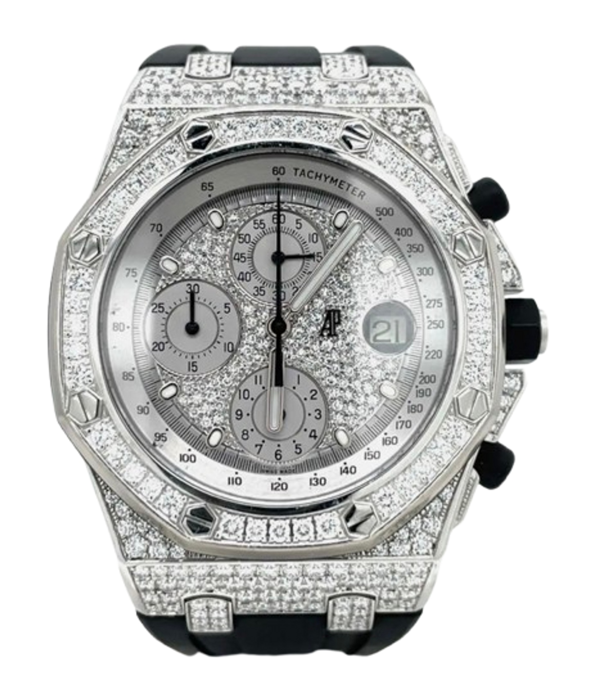 Audemars Piguet Iced Out Royal Oak Offshore Watch