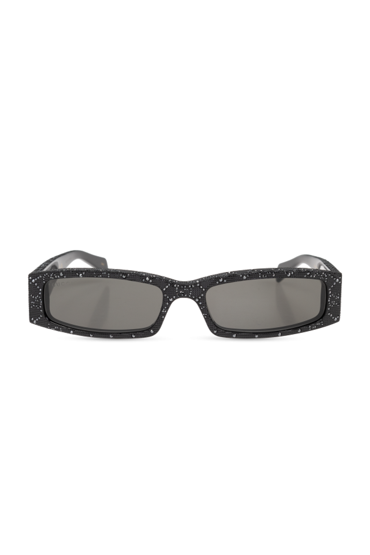 Gucci Rectangular Frame Sunglasses In Black