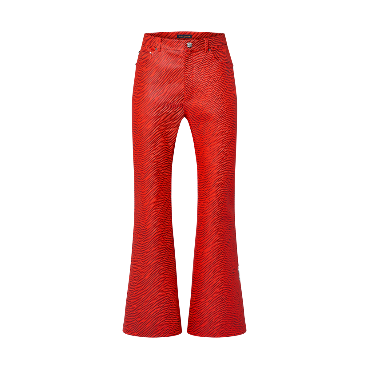 Louis Vuitton Park Seo-Bo Epi Flared Leather Trousers