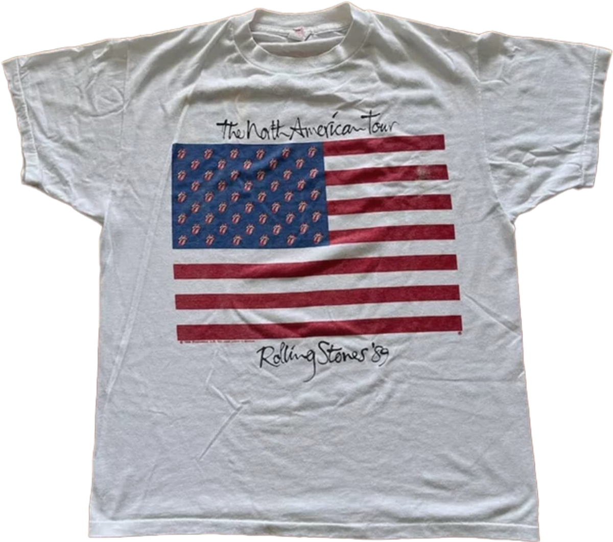 Vintage × Rolling Stones Merch 1989 North American Tour Concert T-Shirt