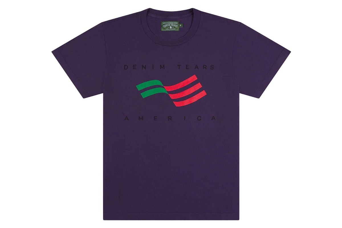 Denim Tears America Sportswear T-Shirt Purple