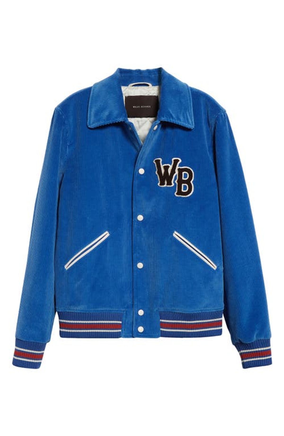 Wales Bonner Homecoming Varsity Casual Jackets In blue