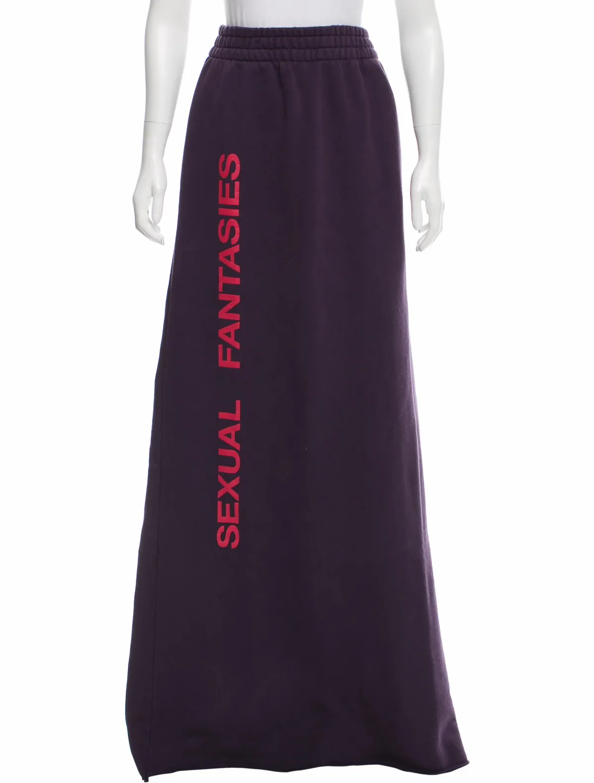 Vetements Ssense Exclusive Purple sexual Fantasies Skirt
