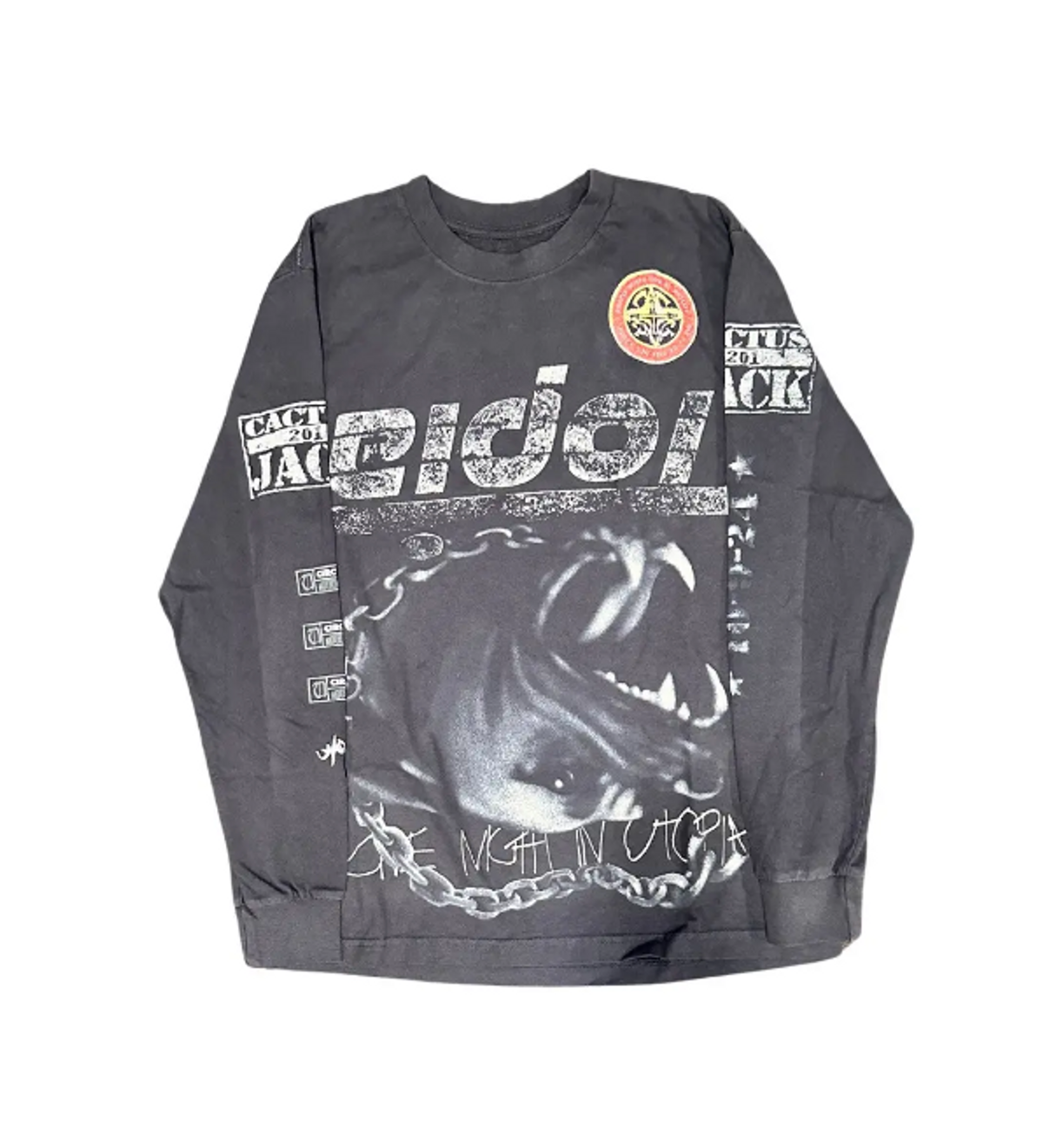 Travis Scott Merch Metlife Black Long Sleeve | WHAT