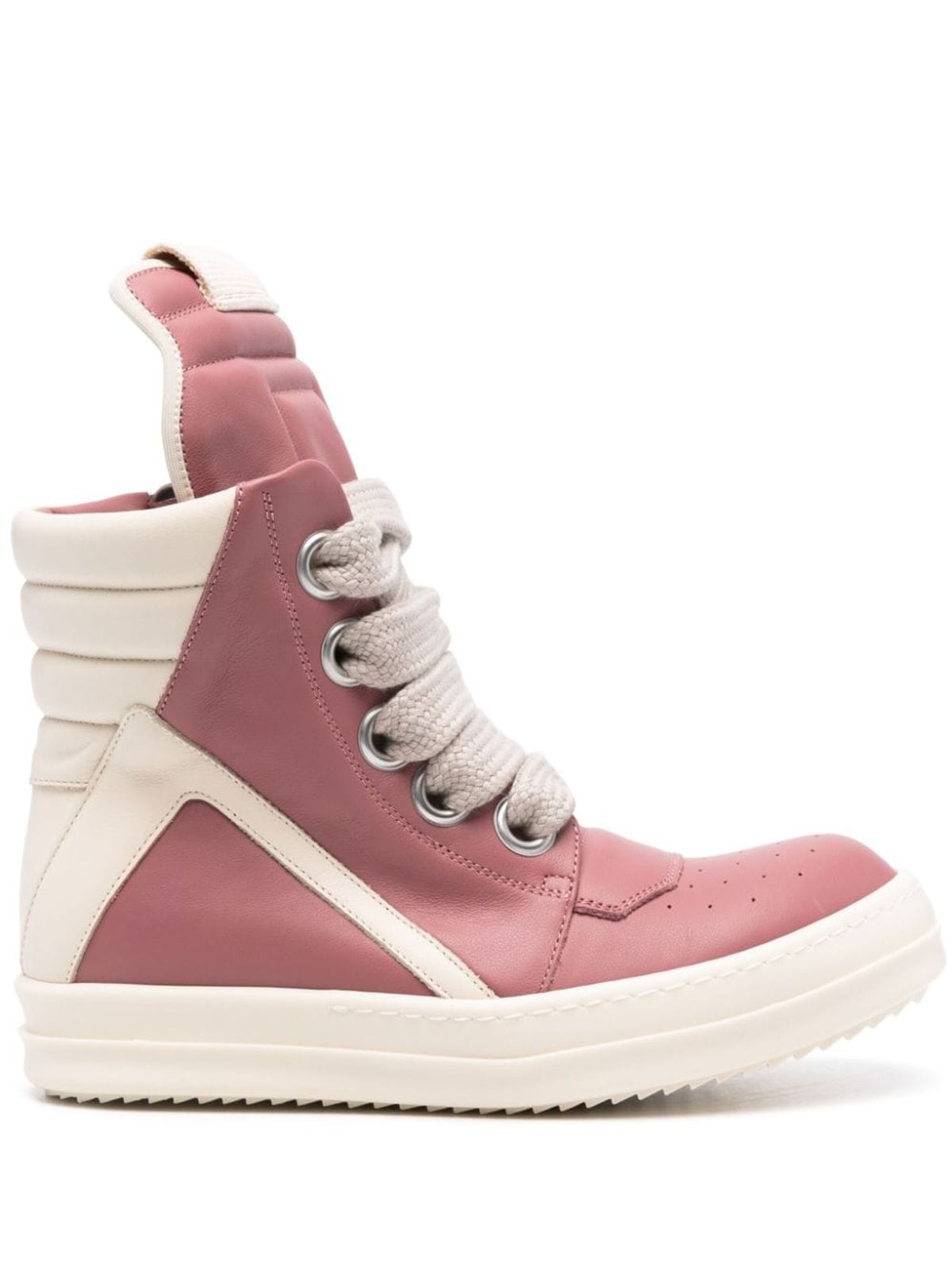 Rick Owens Jumbo Geobasket Sneakers In Pink