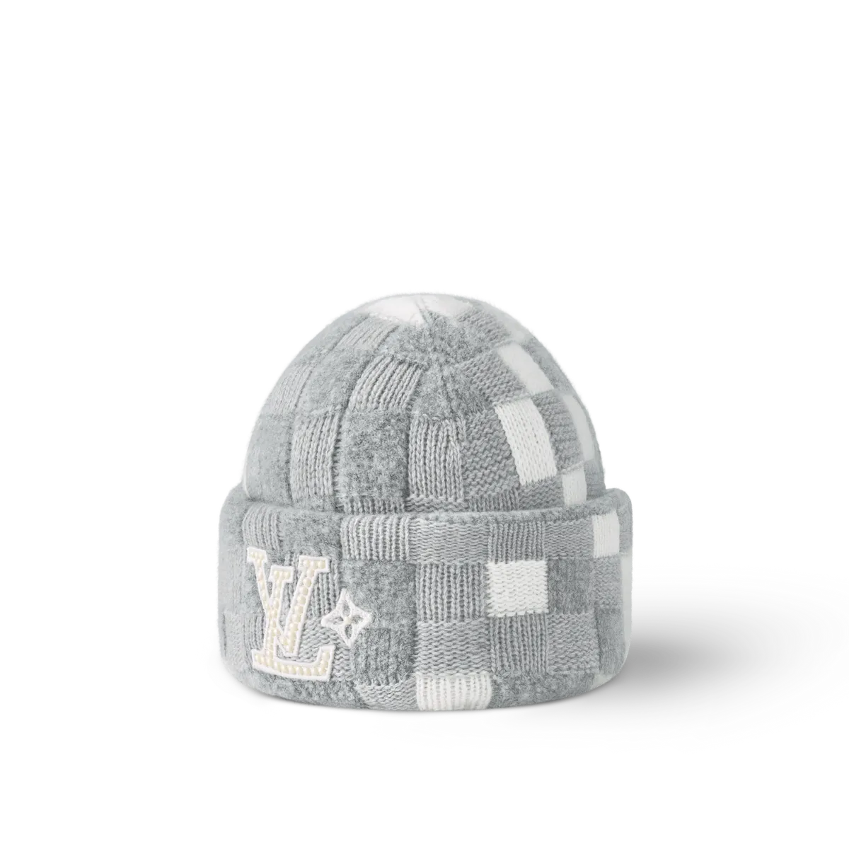 Louis Vuitton LV Crush Damoflage Pearls Beanie