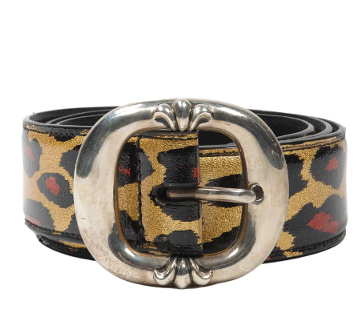Chrome Hearts Leather Tiger Belt