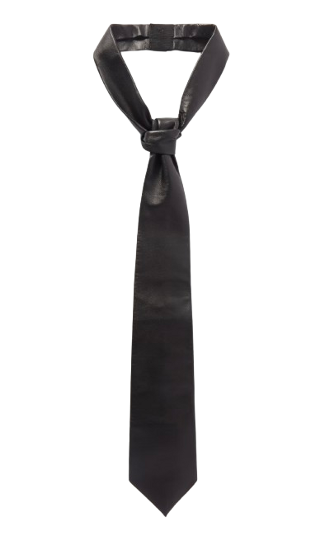 Bottega Veneta 8.5cm Leather Tie In Black