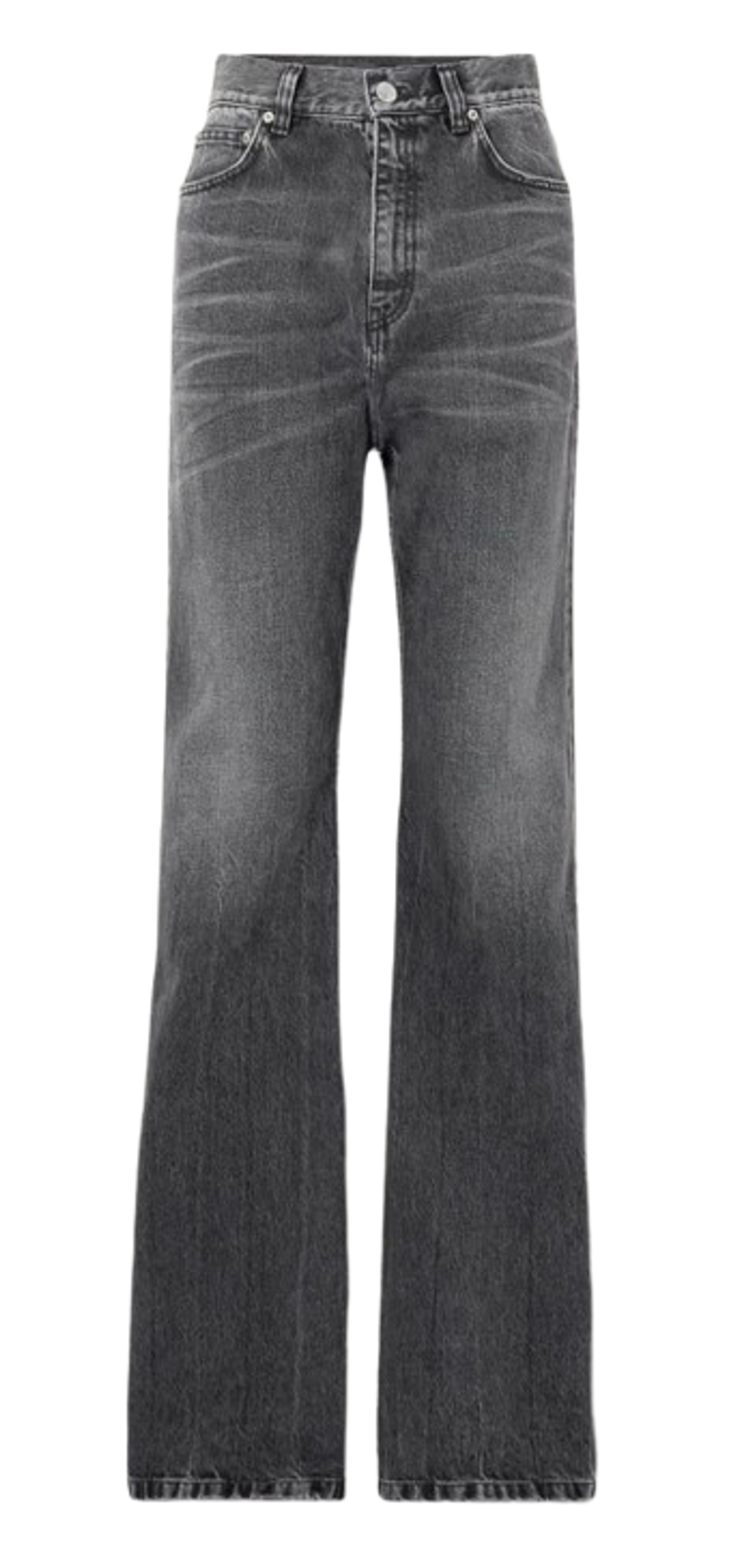 Balenciaga Distressed Boyfriend Jeans In Black