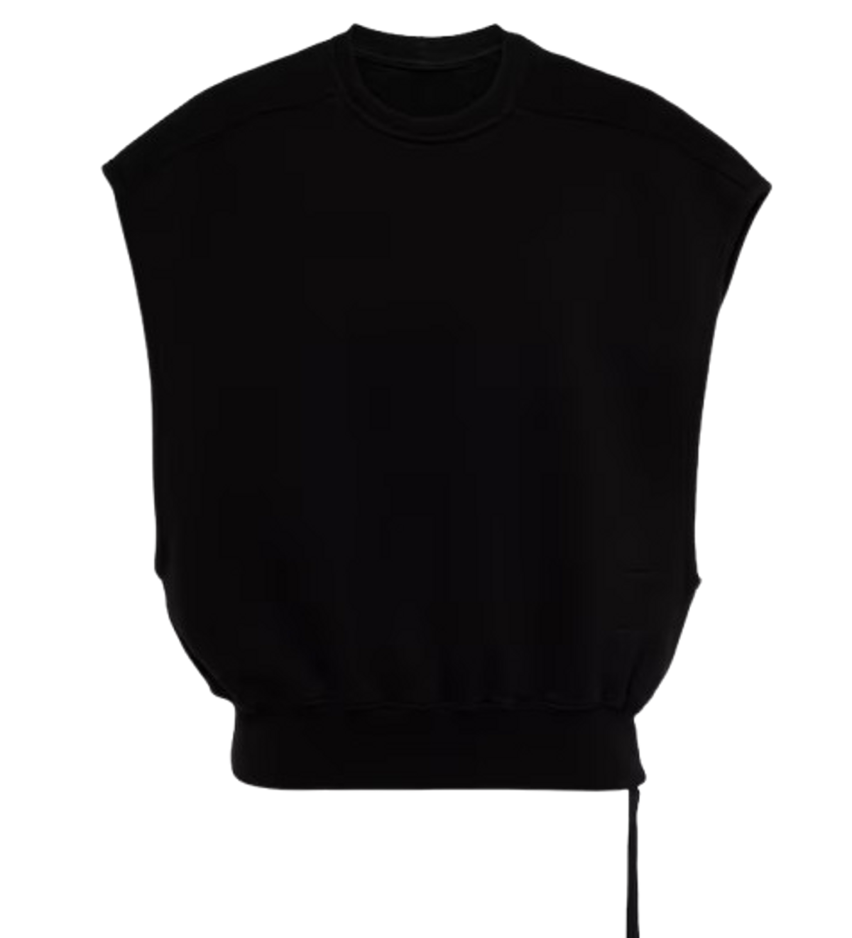 Rick Owens Oversized Cotton T-shirt In Black
