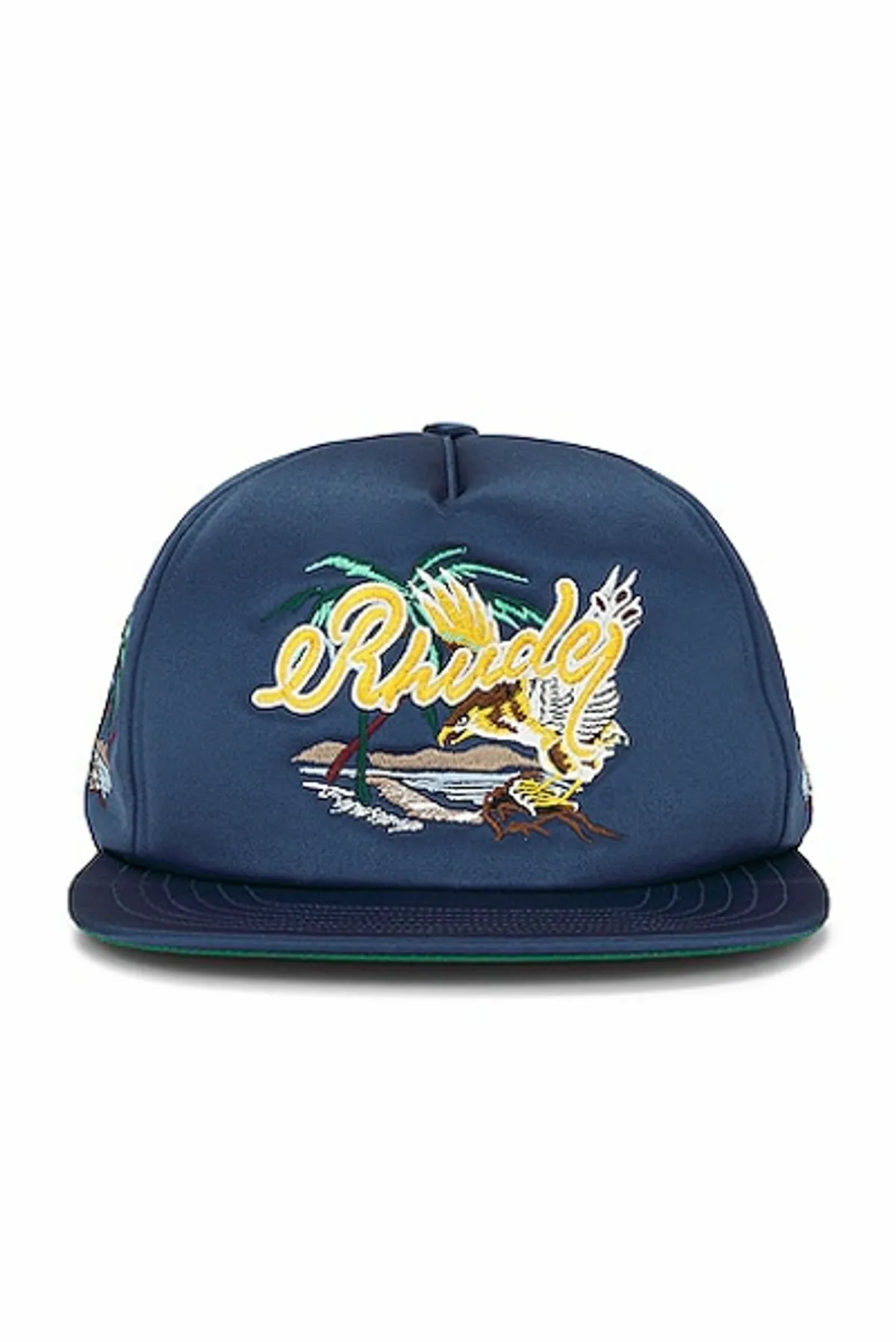 Rhude Palm Eagles Souvenier Hat In Blue