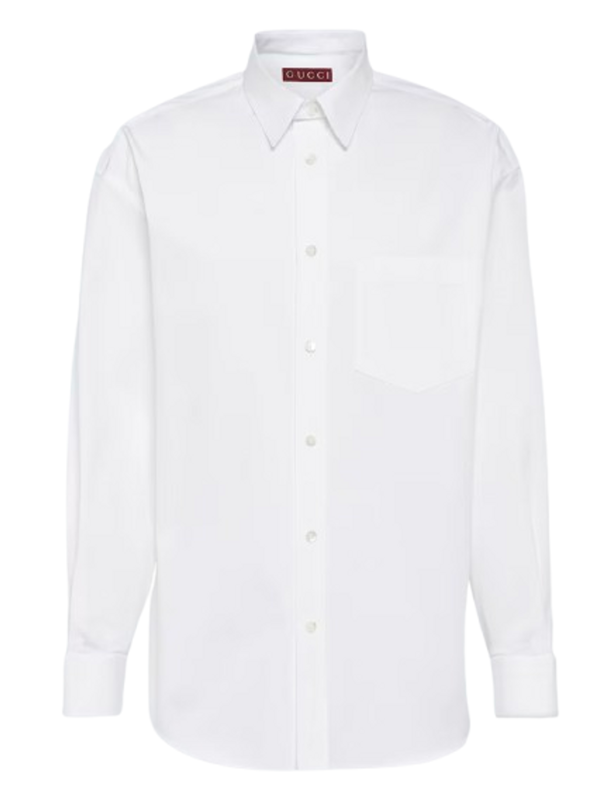 Gucci Cotton Poplin Shirt In White