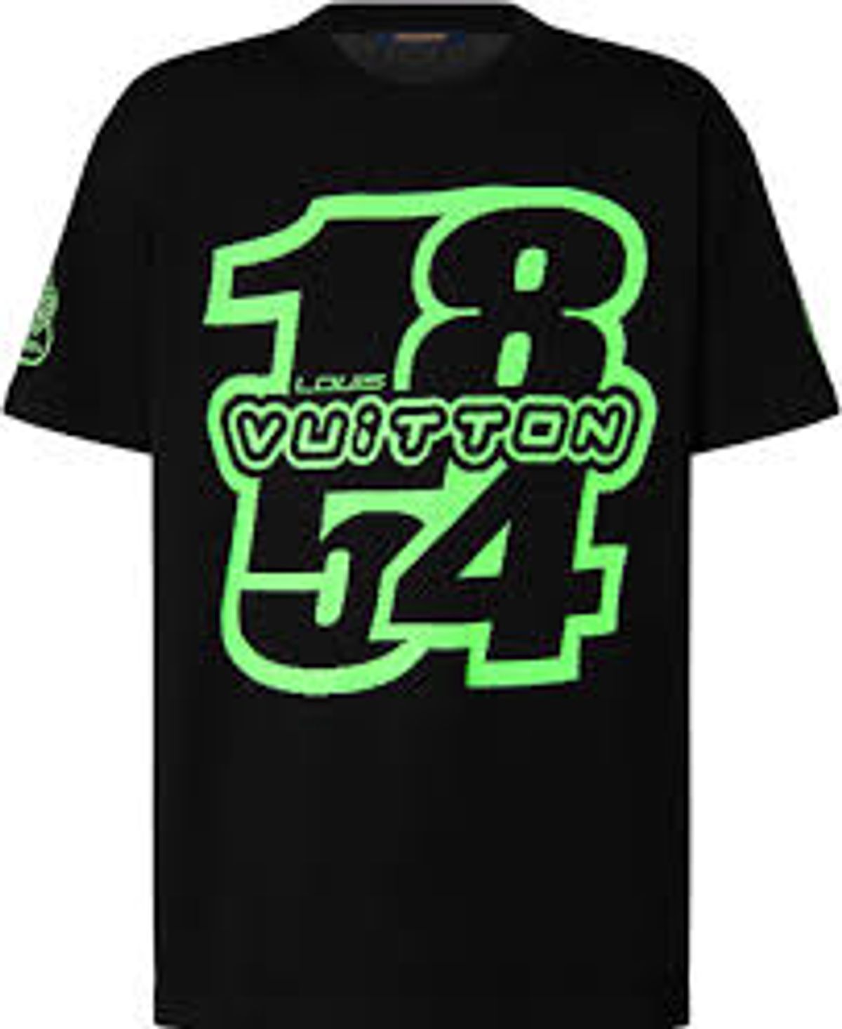 Louis Vuitton Black & Neon Green 1854 T-Shirt