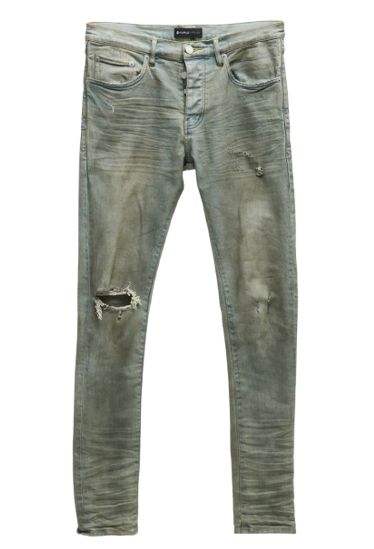 Purple Brand P001 Light Dirty Wax Skinny Jeans