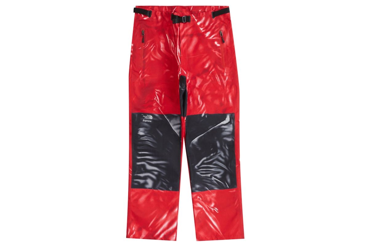 Supreme × The North Face Printed Mountain Pant Red
