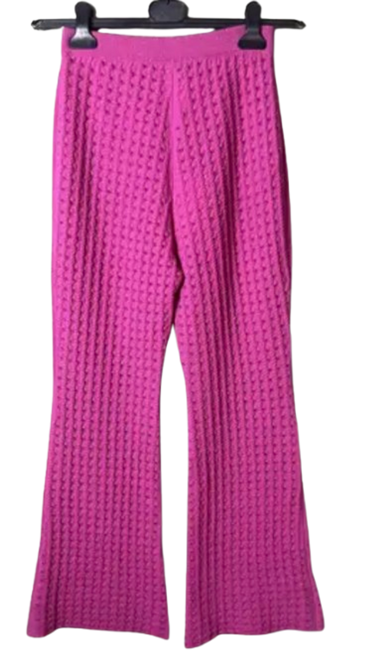 Chanel Wool Straight Pants In Purple