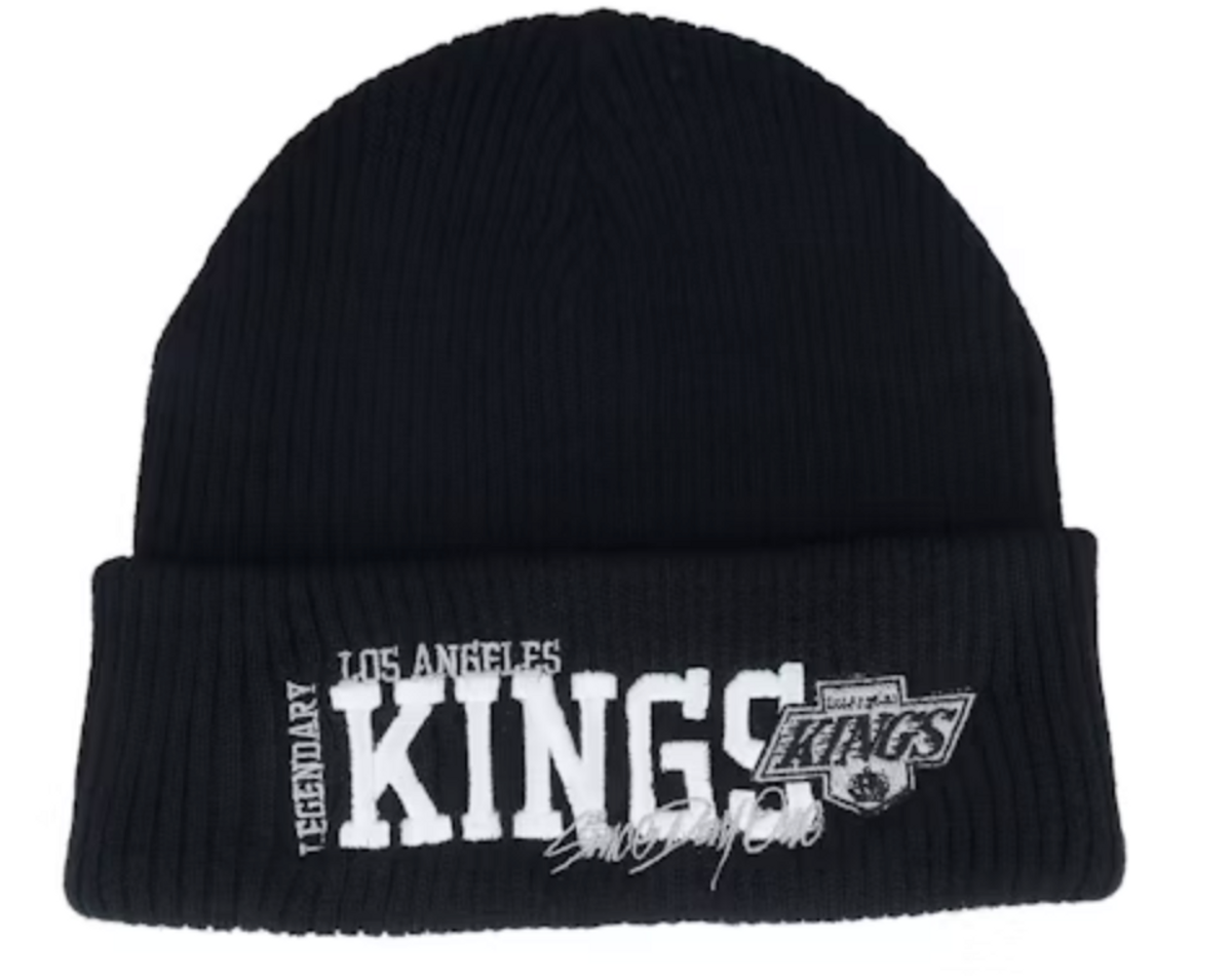 Mitchell & Ness Los Angeles Kings Billboard Knit Vintage Black Cuff