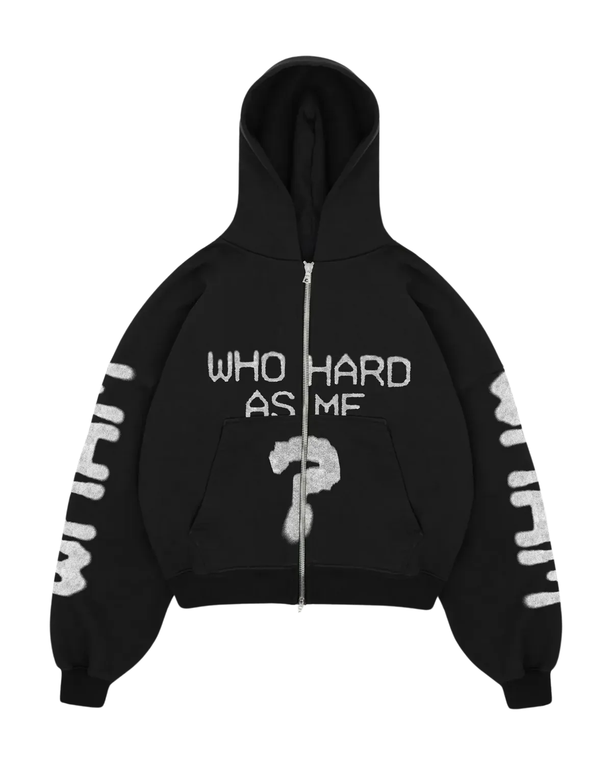 Lil Baby Merch Who Hard As Me? Zip Hoodie