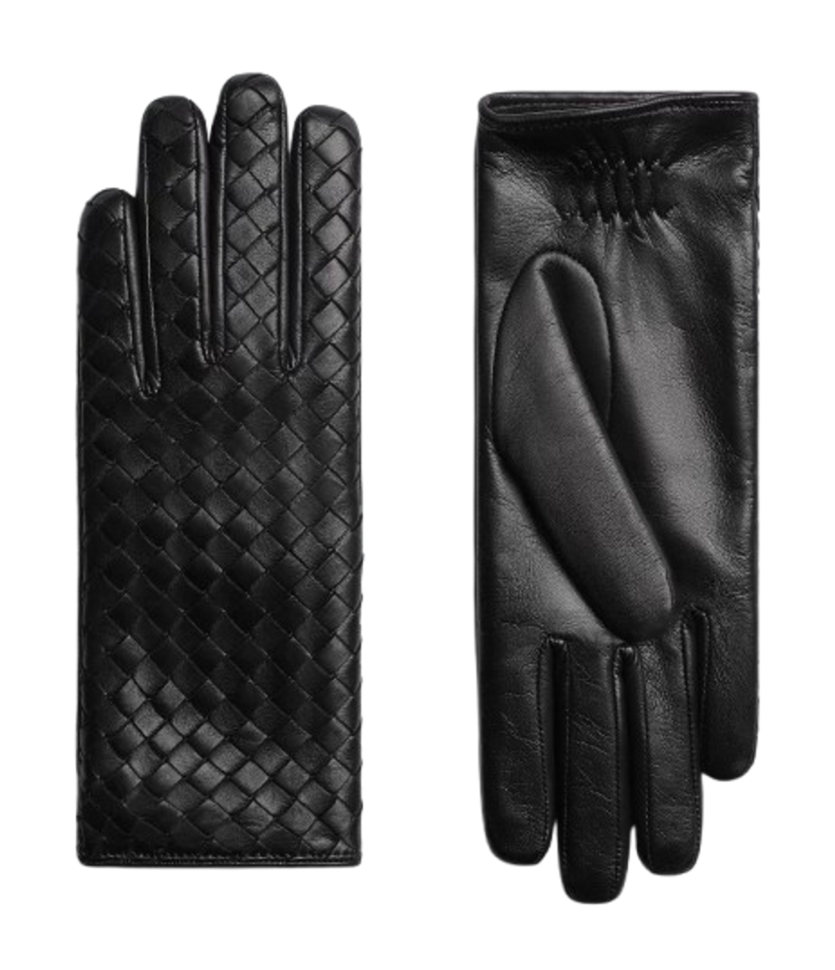 Bottega Veneta Intrecciato Leather Gloves
