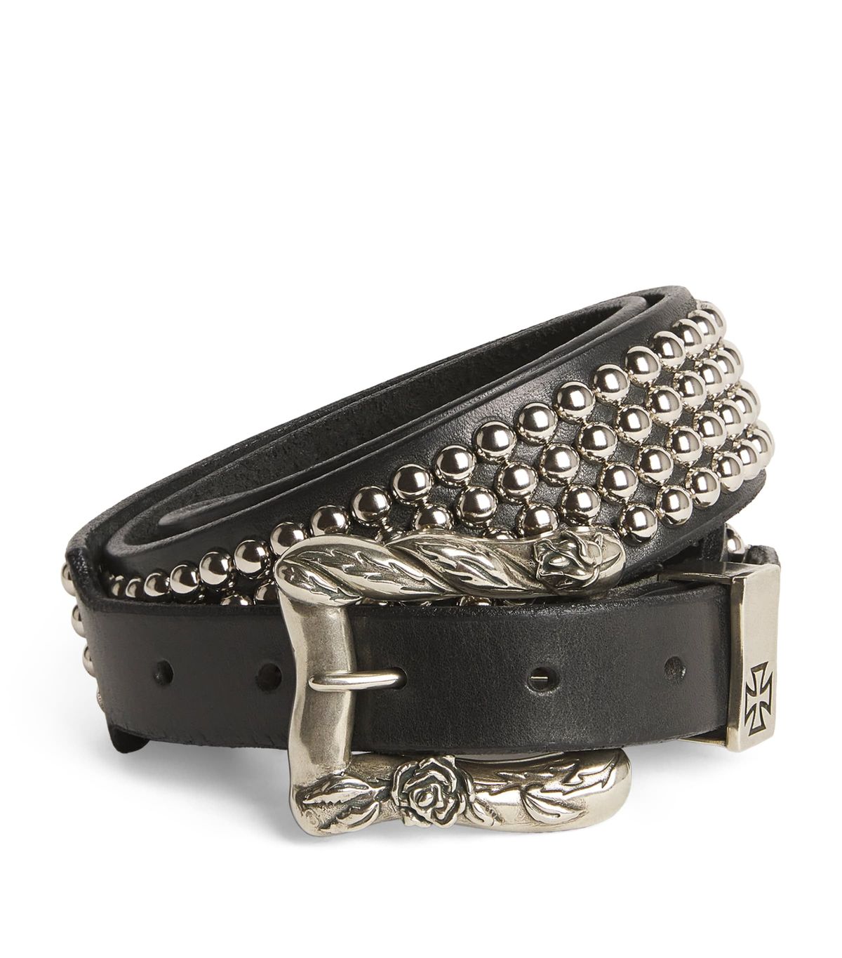 Enfants Riches Deprimes Studded Goodbye Johnny Belt In Black