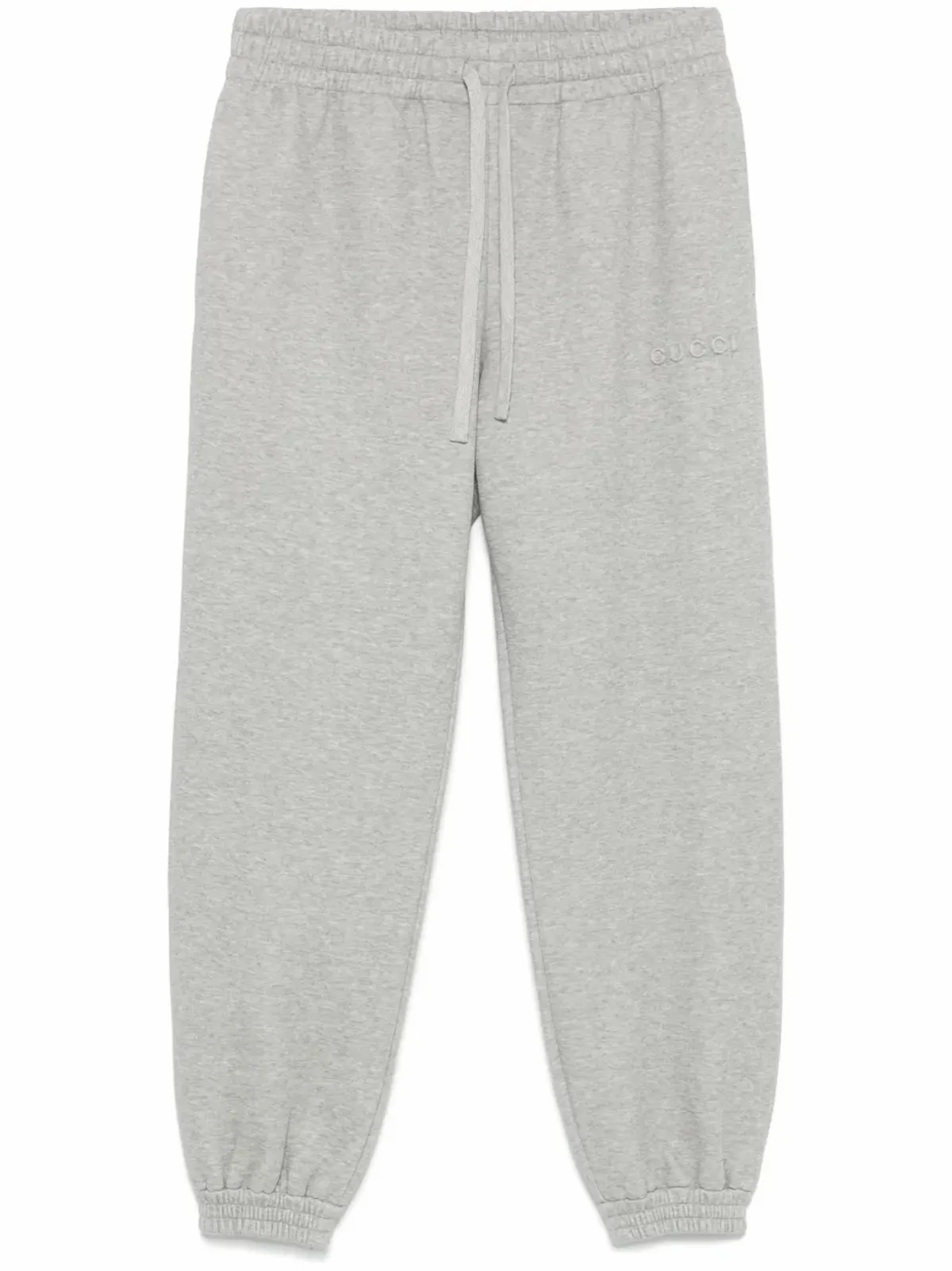 Gucci Logo-embossed Track Pants In Grey