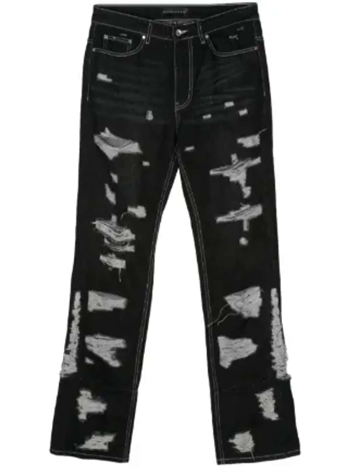 Who Decides War Black Gnarly Jeans