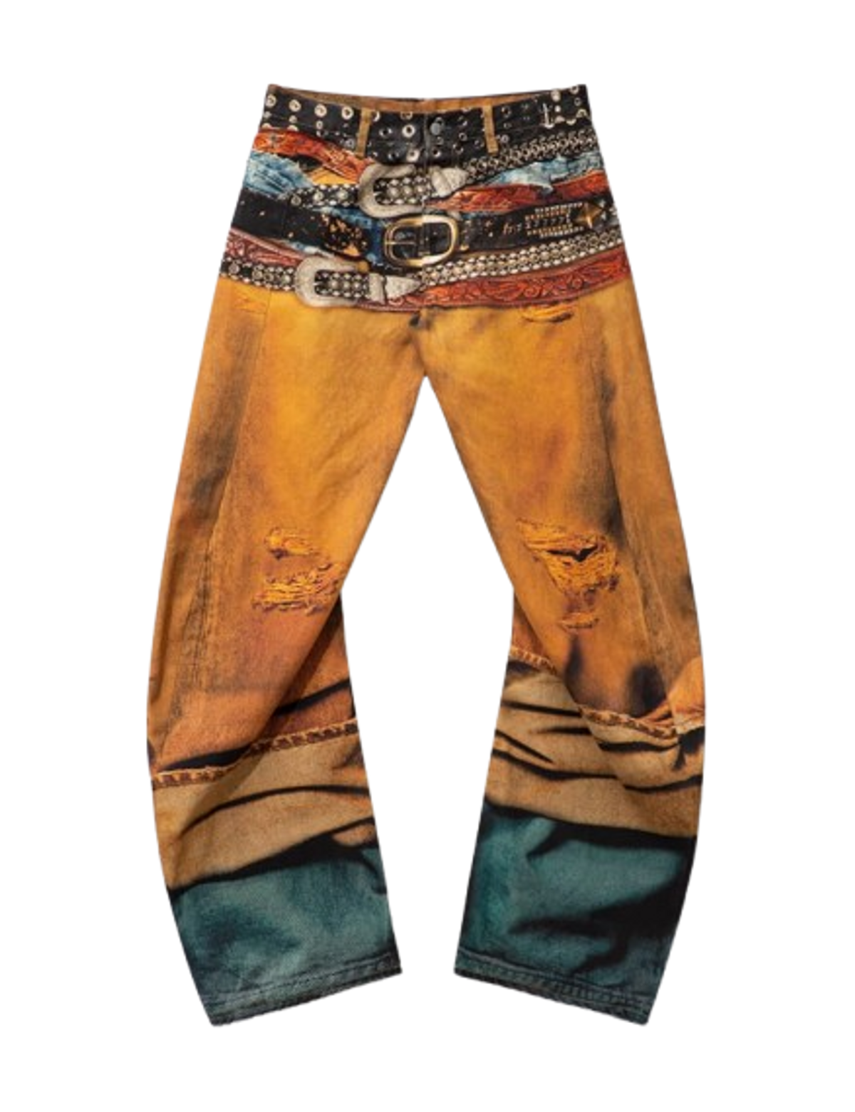 Acne Studios Belt 2006 Loose Fit Jeans