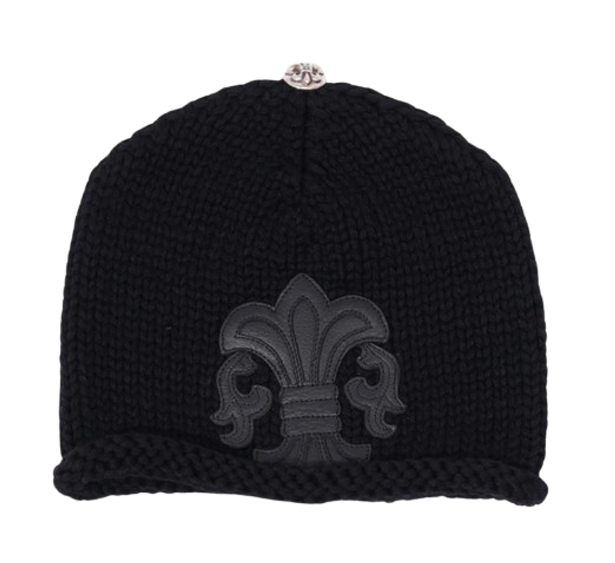 Chrome Hearts Fleur Cross Patch Cashmere Beanie