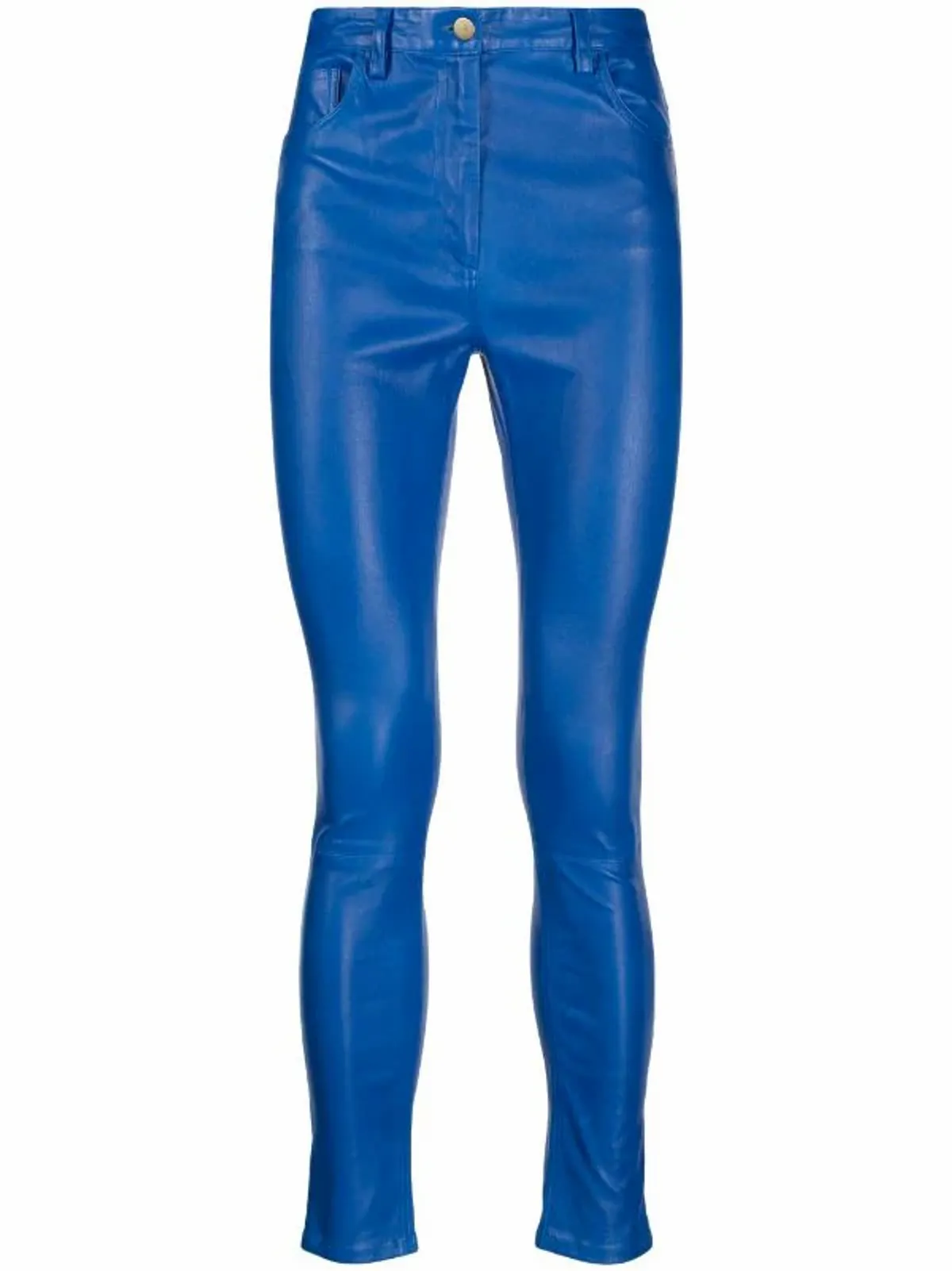 Romeo Hunte Light-blue Leather Pants