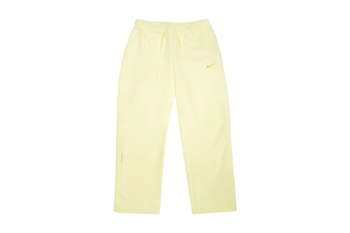 Nike × Nocta Nrg Tech Fleece Open Hem Pants Citron Tint