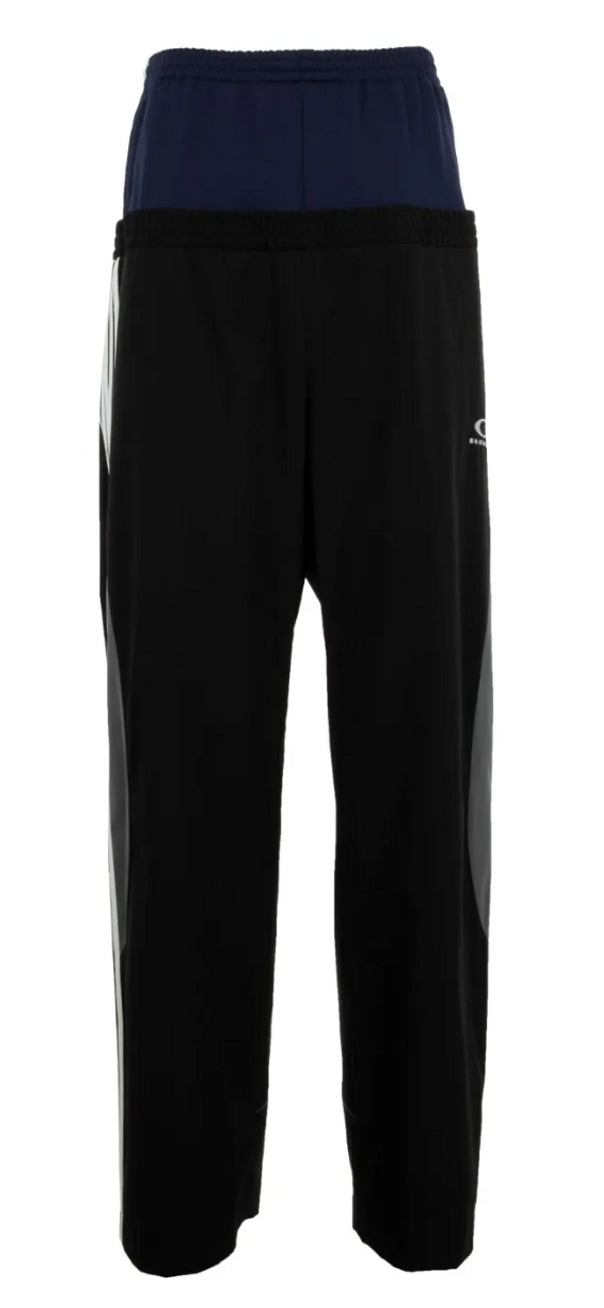 Balenciaga Black Loop Sports Icon Layered Trackpants