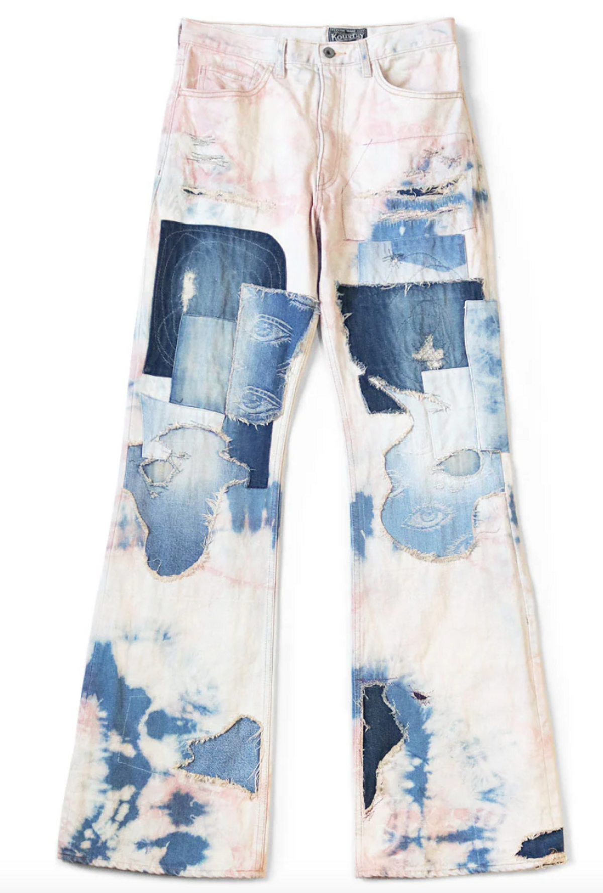 Kapital Crazy Dixie Remake Flare Jeans