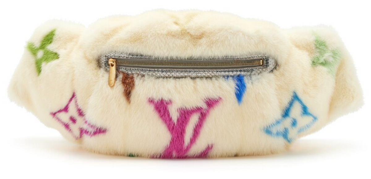 Louis Vuitton × Takashi Murakami Monogram Mink Bum Bag