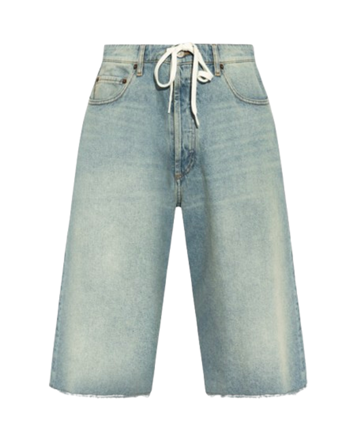 Maison Margiela Drawstring Shorts In Blue