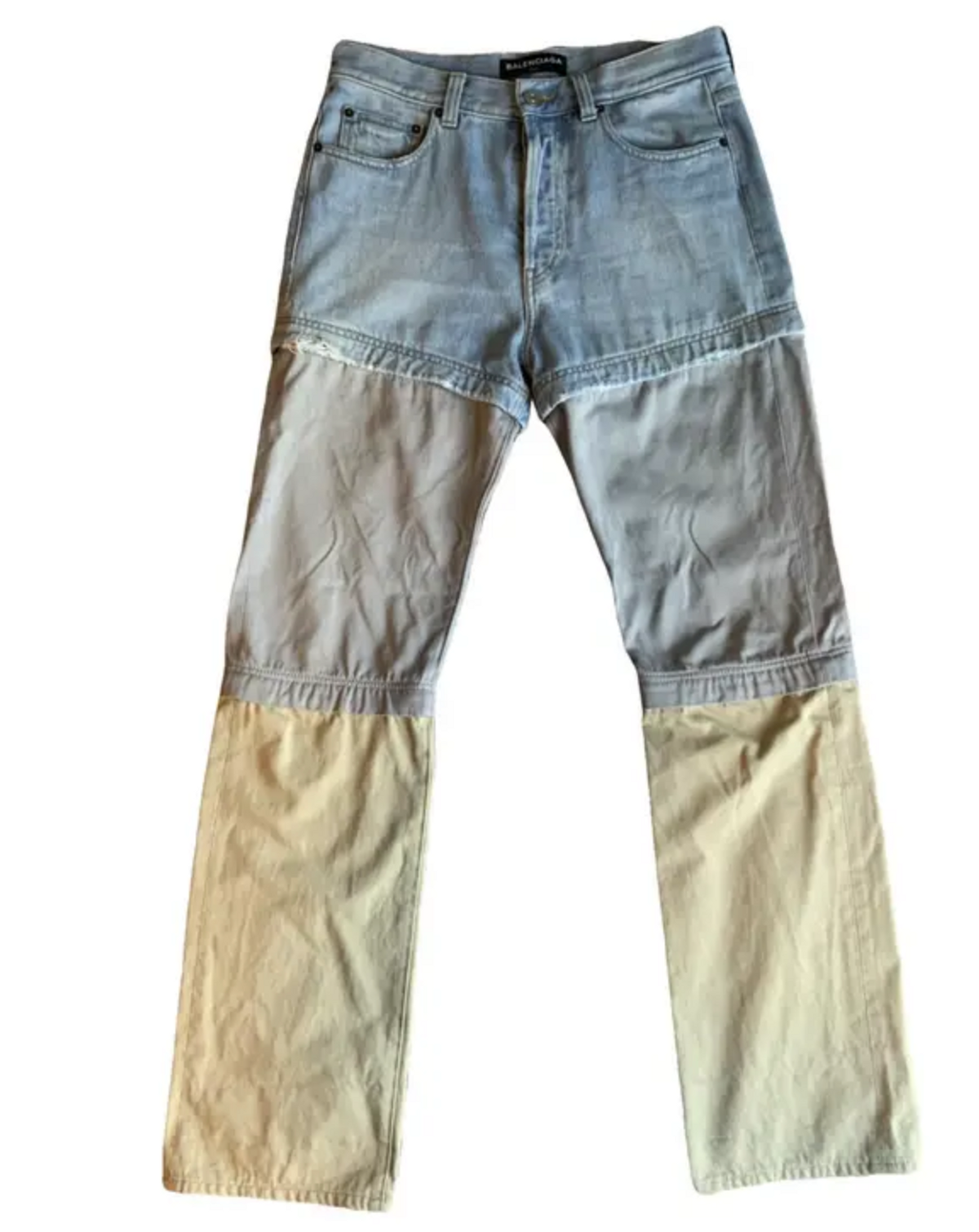 Balenciaga Spring 18 Convertible Jeans