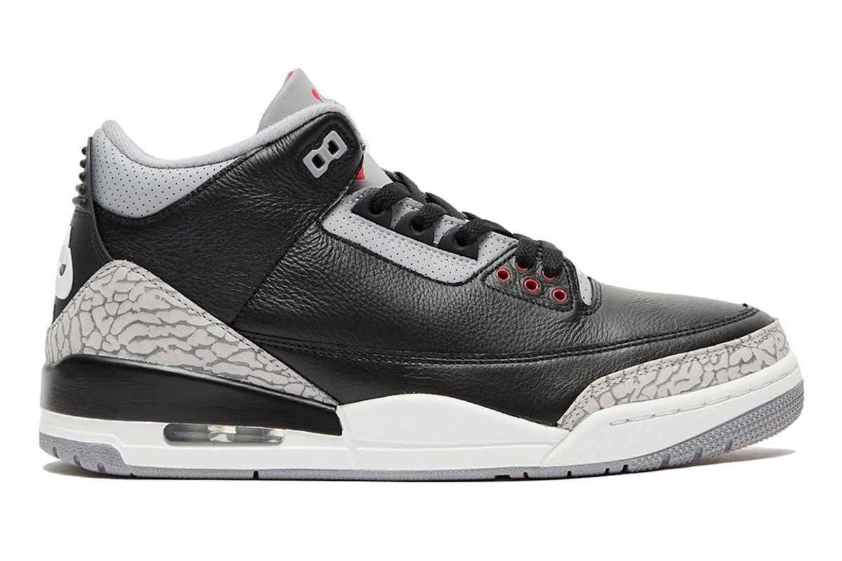 Jordan Air Jordan 3 Retro Black Cement Reimagined In Black