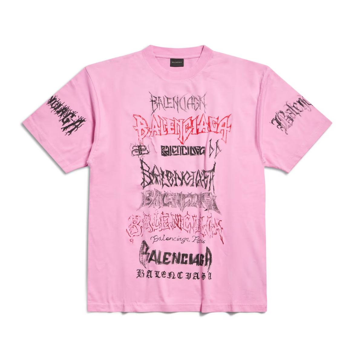 Balenciaga DIY Metal T-Shirt Large Fit in pink