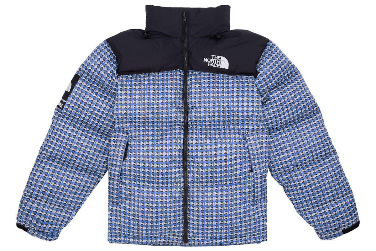 Supreme × The North Face Studded Nuptse Jacket Royal