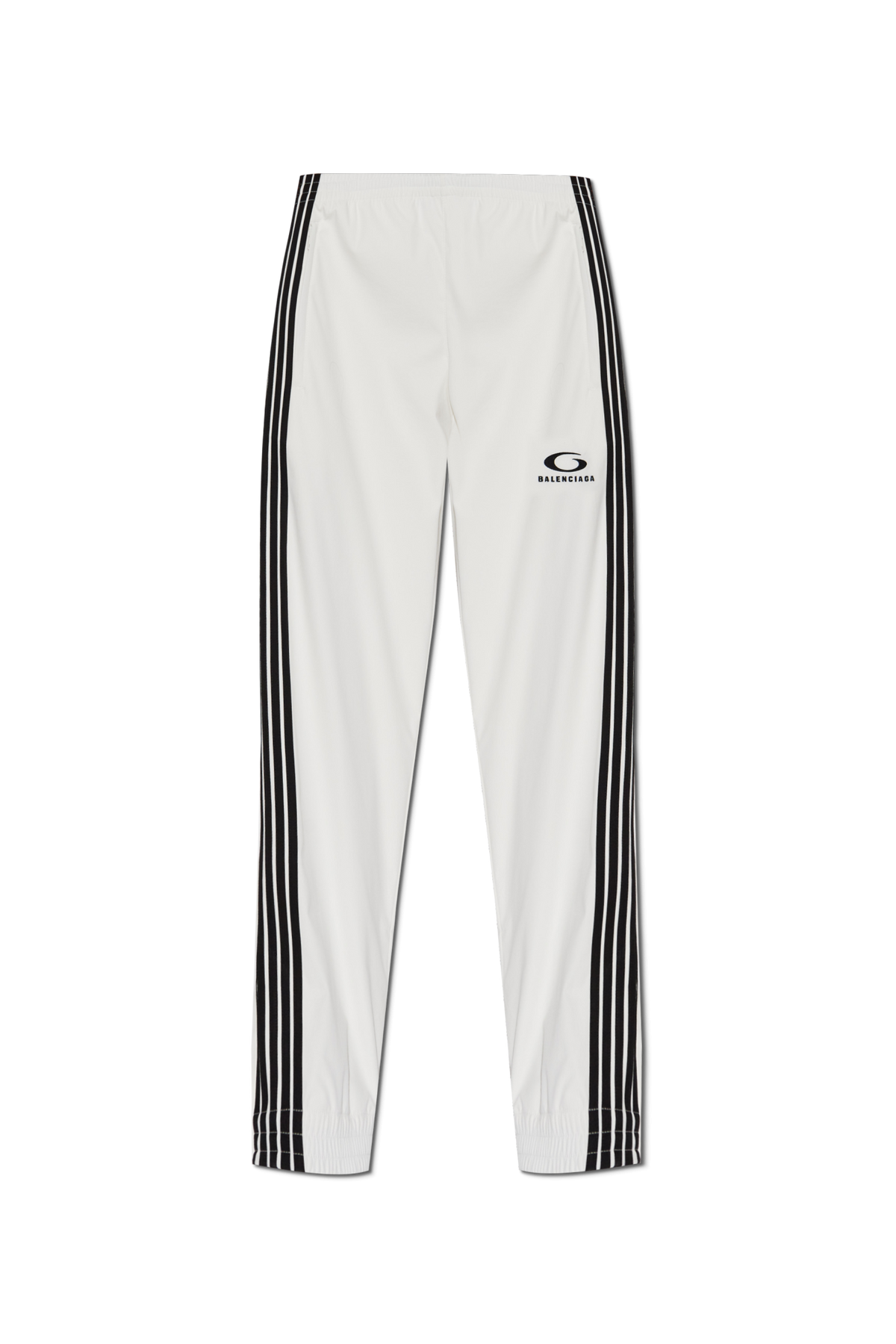 Balenciaga White Pants With Sewn-In Zippers