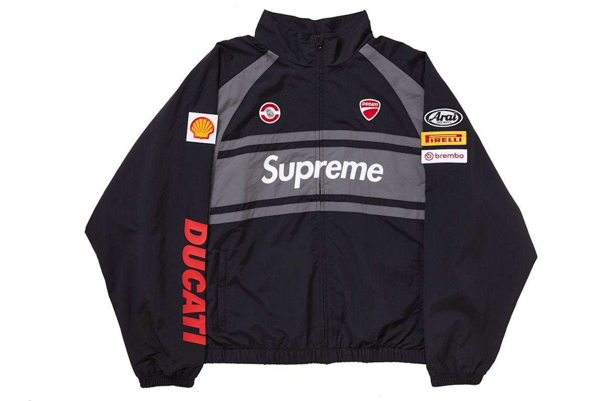 Supreme × Ducati Corse Track Jacket Black