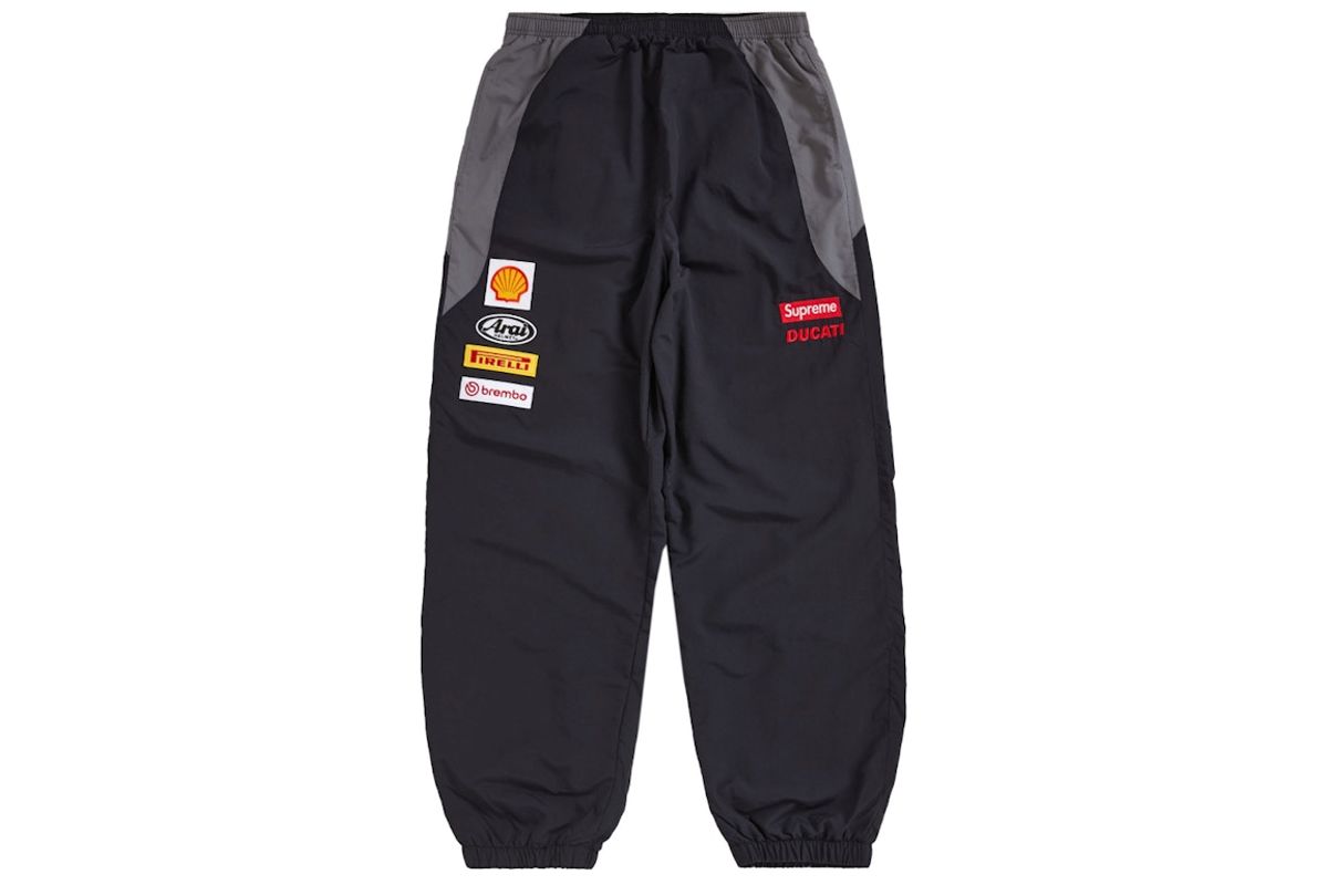Supreme × Ducati Corse Track Pant Black