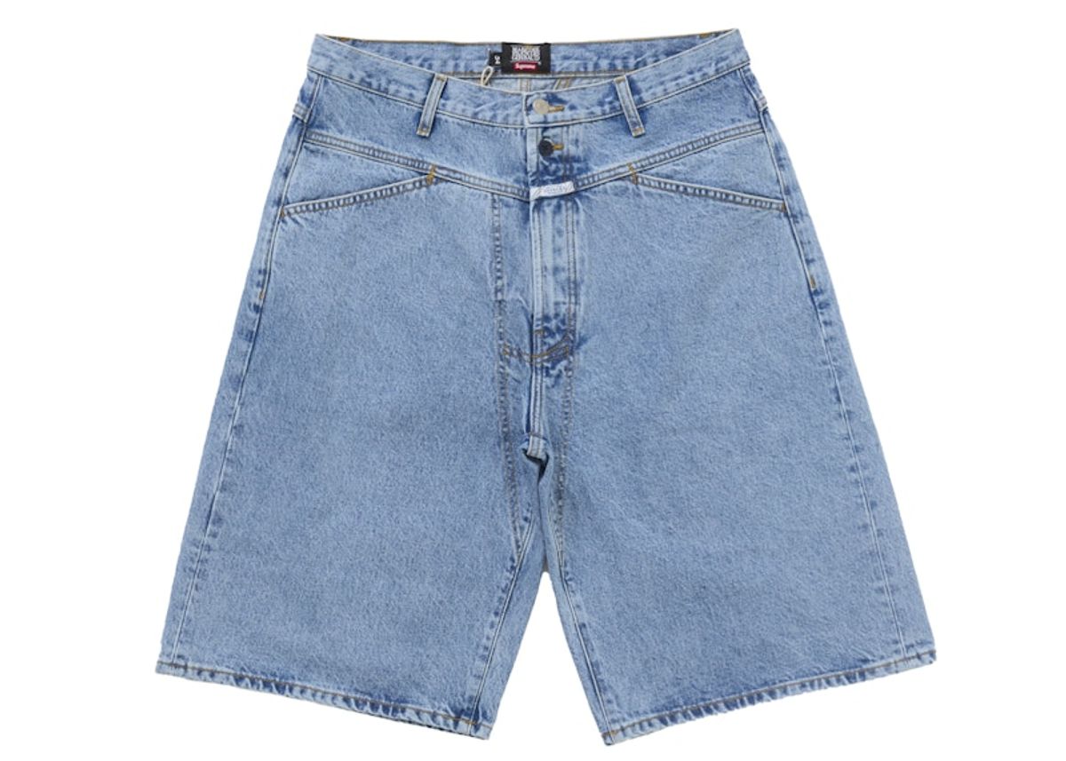 Supreme × Marithe + Francois Girbaud Xseam Baggy Denim Short Light Indigo