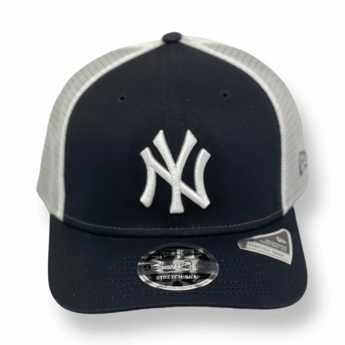 New Era New York Yankees Clean Navy A-Frame Trucker Cap