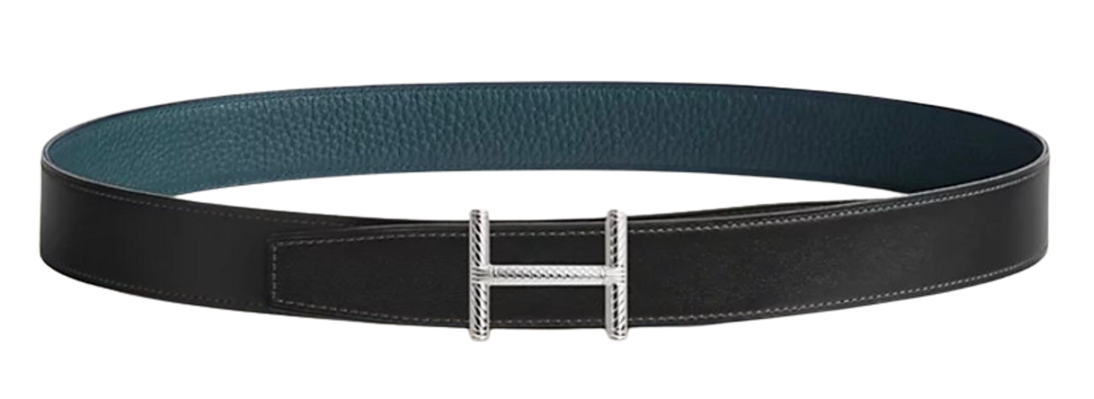 Hermes Hisseo belt buckle & Reversible leather strap