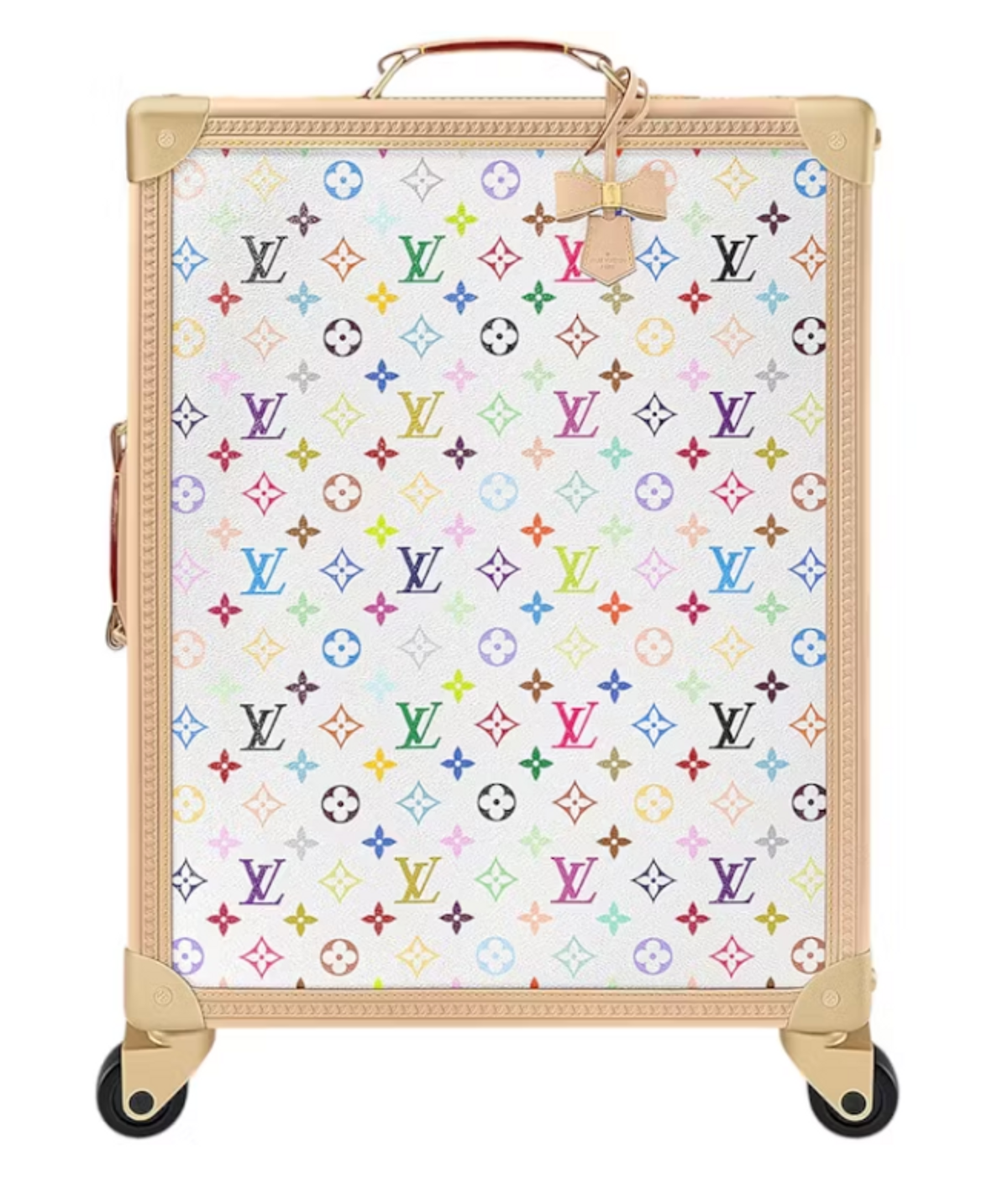 Louis Vuitton × Takashi Murakami Rolling Trunk White Multicolored
