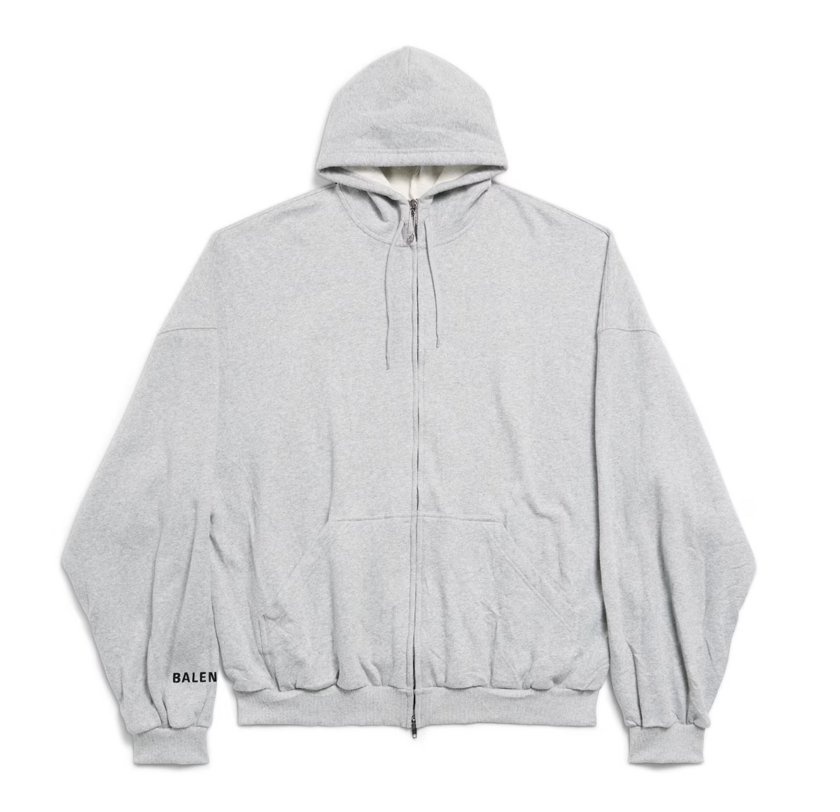 Balenciaga Hi There Large Zip-Up Hoodie