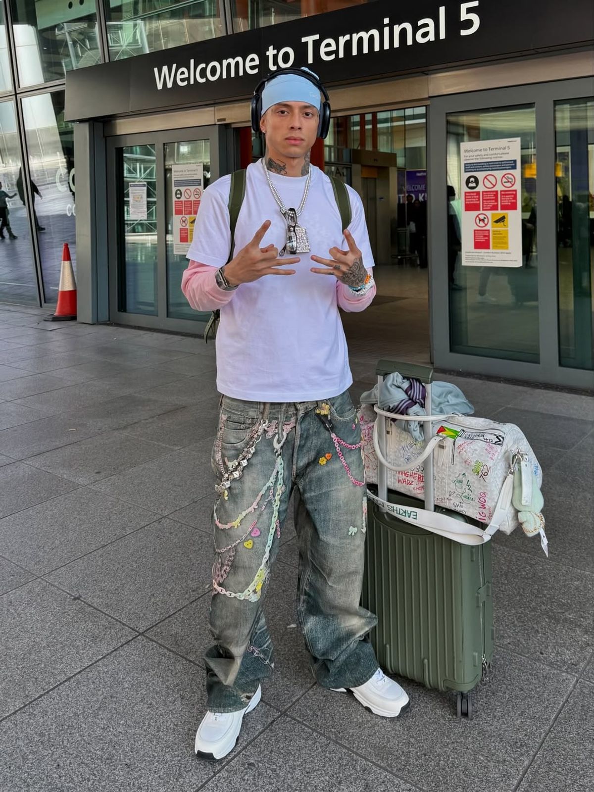 Central Cee Outfit from April 28, 2025 | WHAT