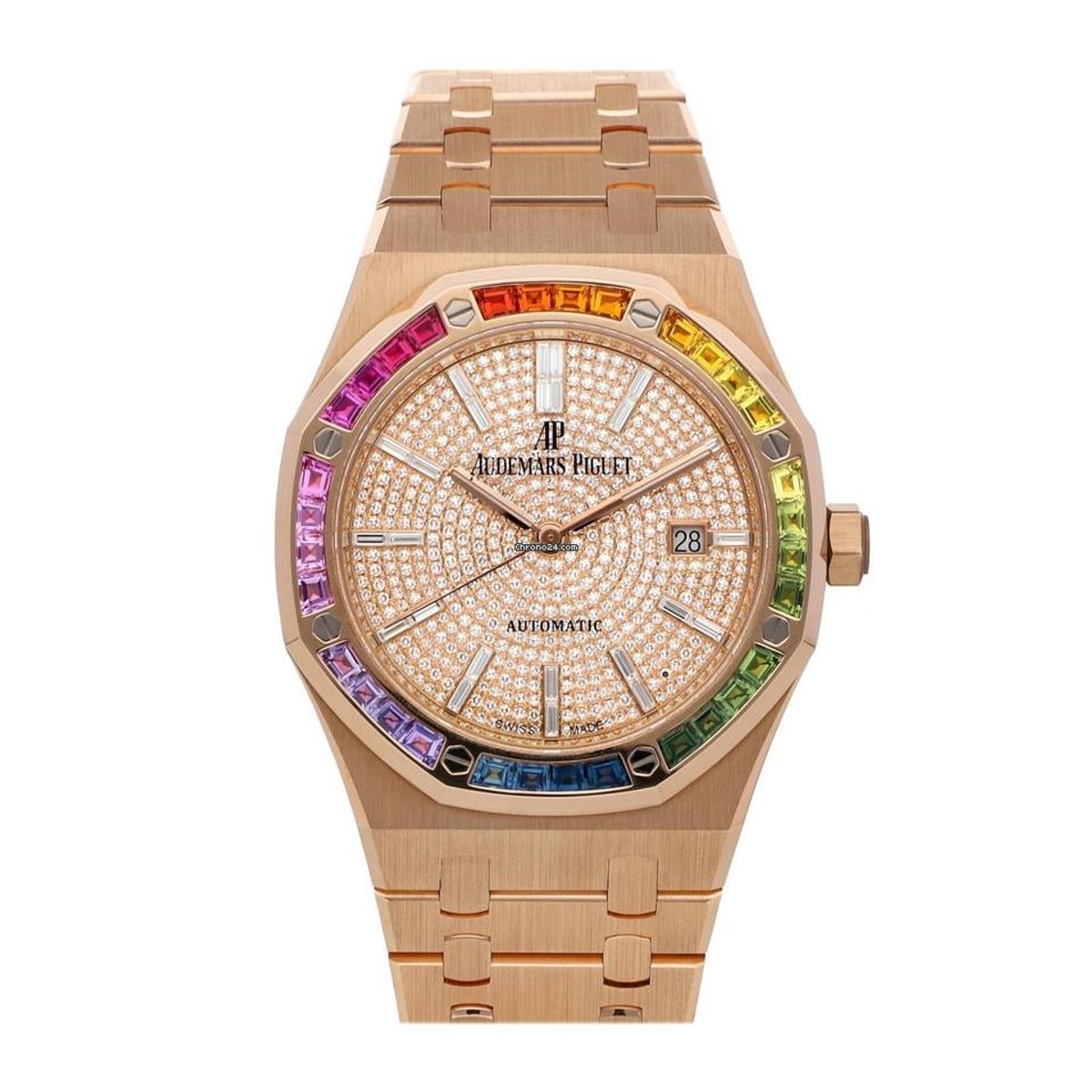 Audemars Piguet Royal Oak Rainbow Rose Gold