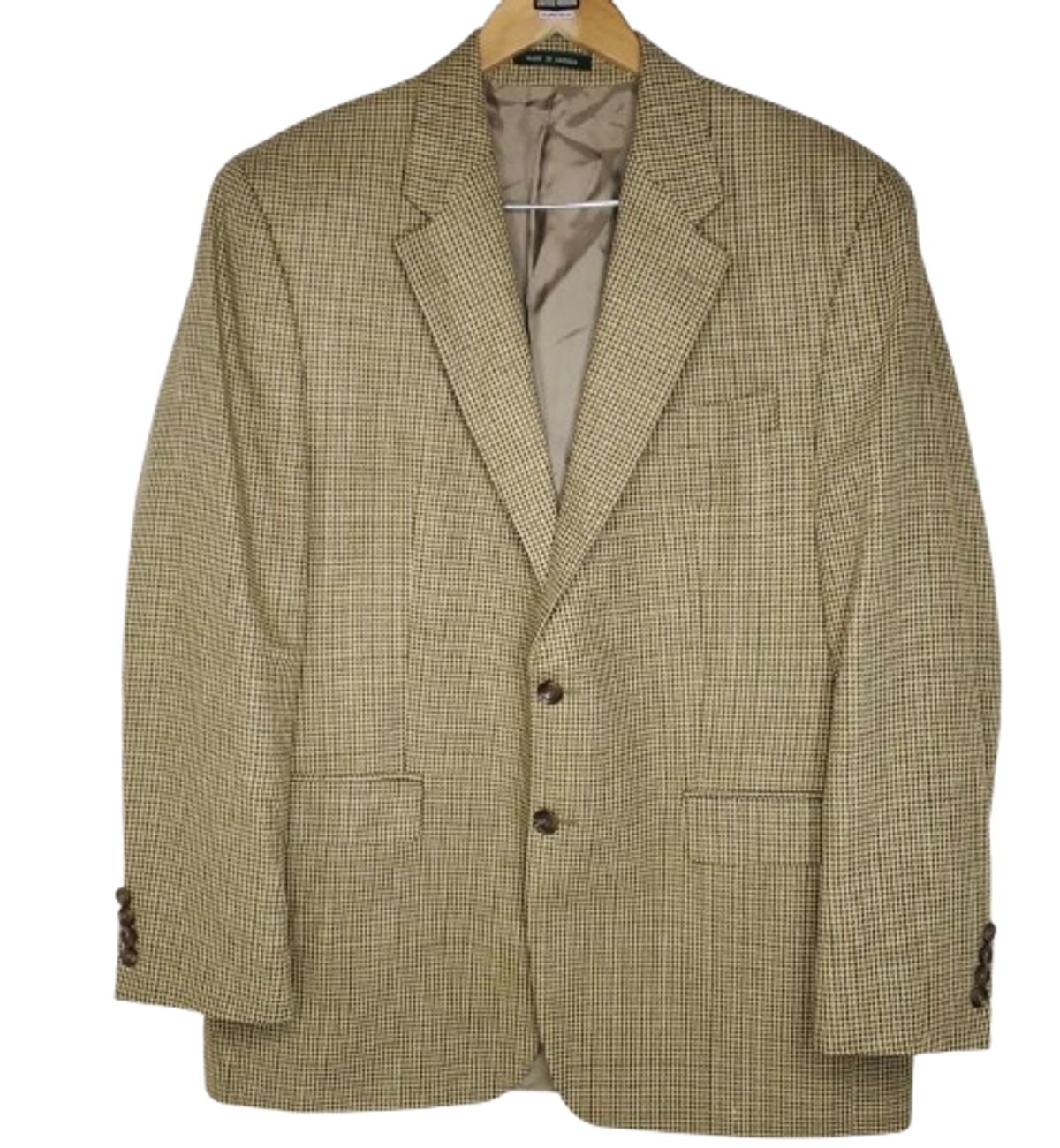 Ralph Lauren Blazer Sport Jacket Herringbone Checked Wool